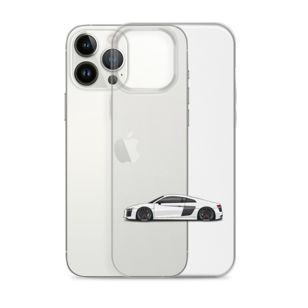Audi R8 Clear Phone Case - iPhone - CrashTestCases