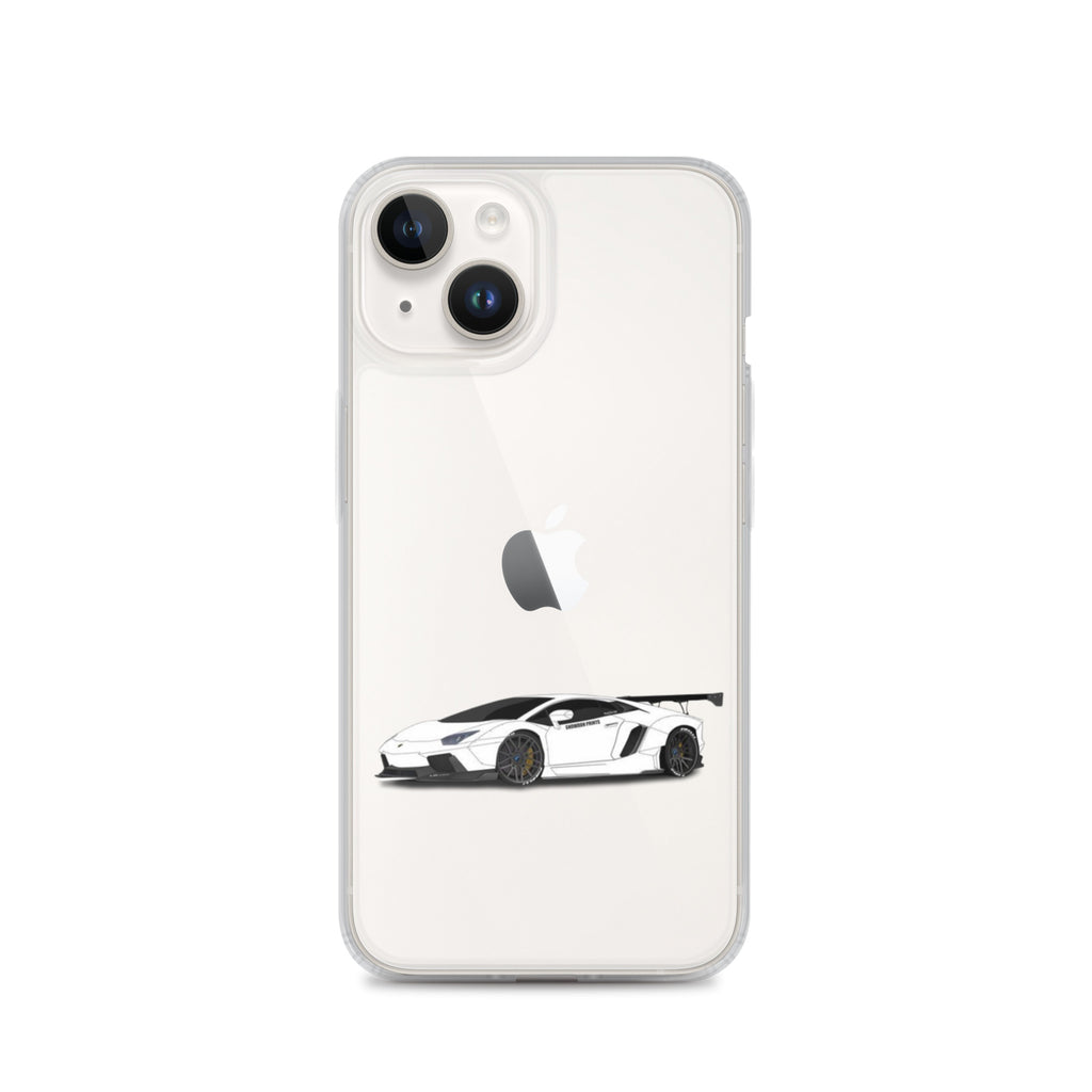 Widebody Aventador Clear Case - iPhone  CrashTestCases