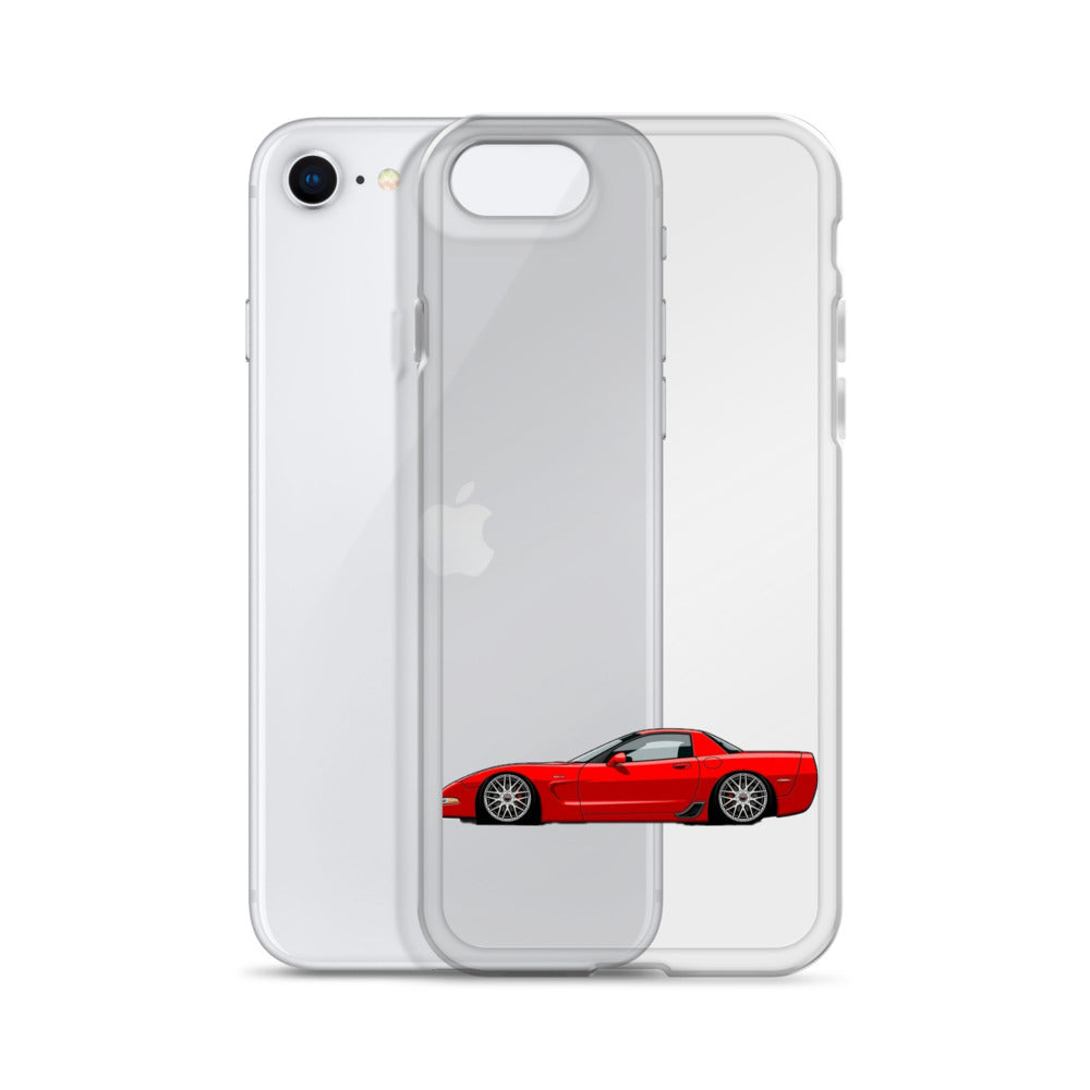 C4 Corvette Phone Case - Red - CrashTestCases