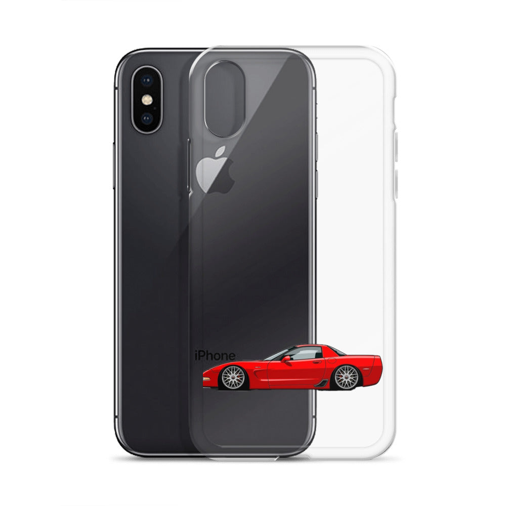 C4 Corvette Phone Case - Red - CrashTestCases