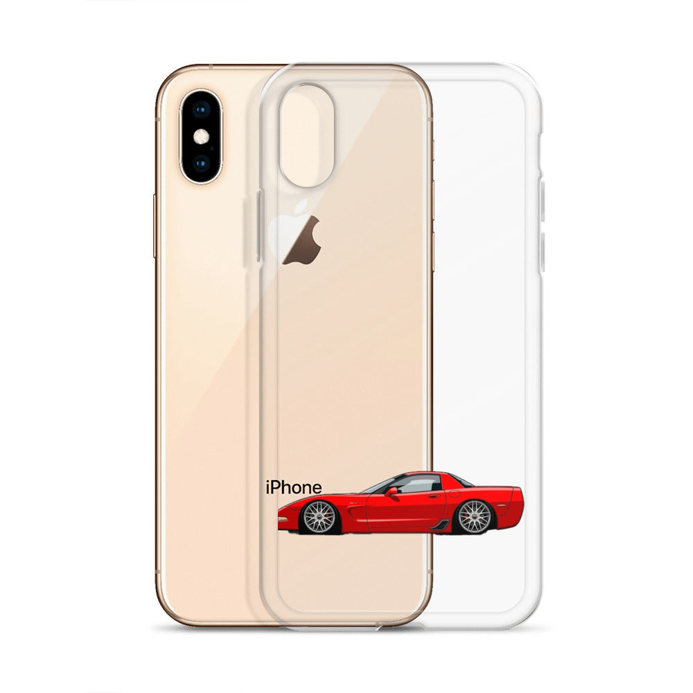 C4 Corvette Phone Case - Red - CrashTestCases