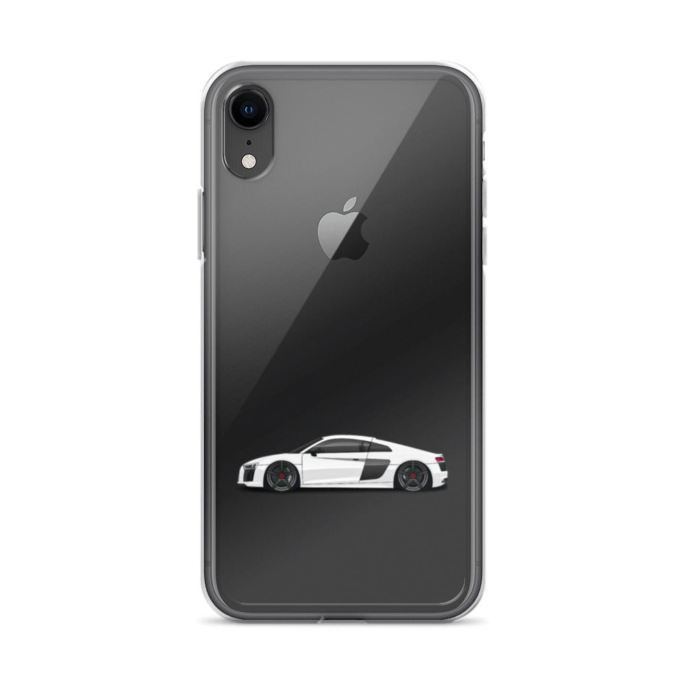 Audi R8 Clear Phone Case - iPhone - CrashTestCases