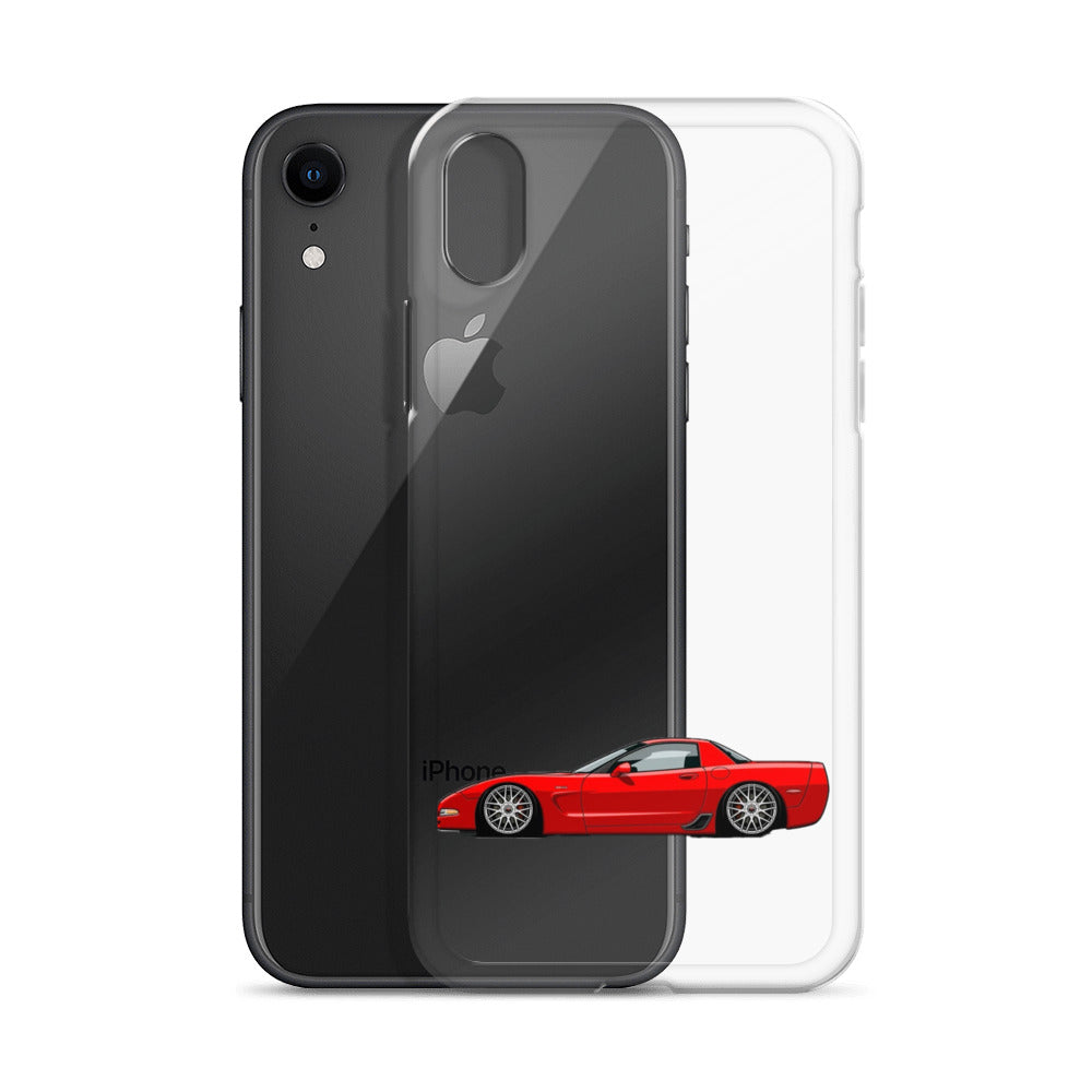 C4 Corvette Phone Case - Red - CrashTestCases