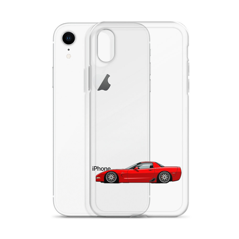 C4 Corvette Phone Case - Red - CrashTestCases