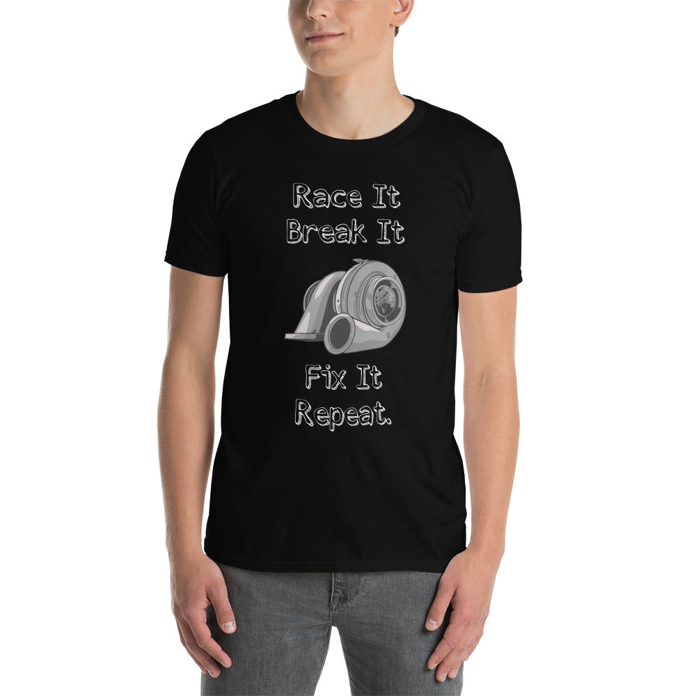 Race It, Break It, Fix It, Repeat Tee  CrashTestCases