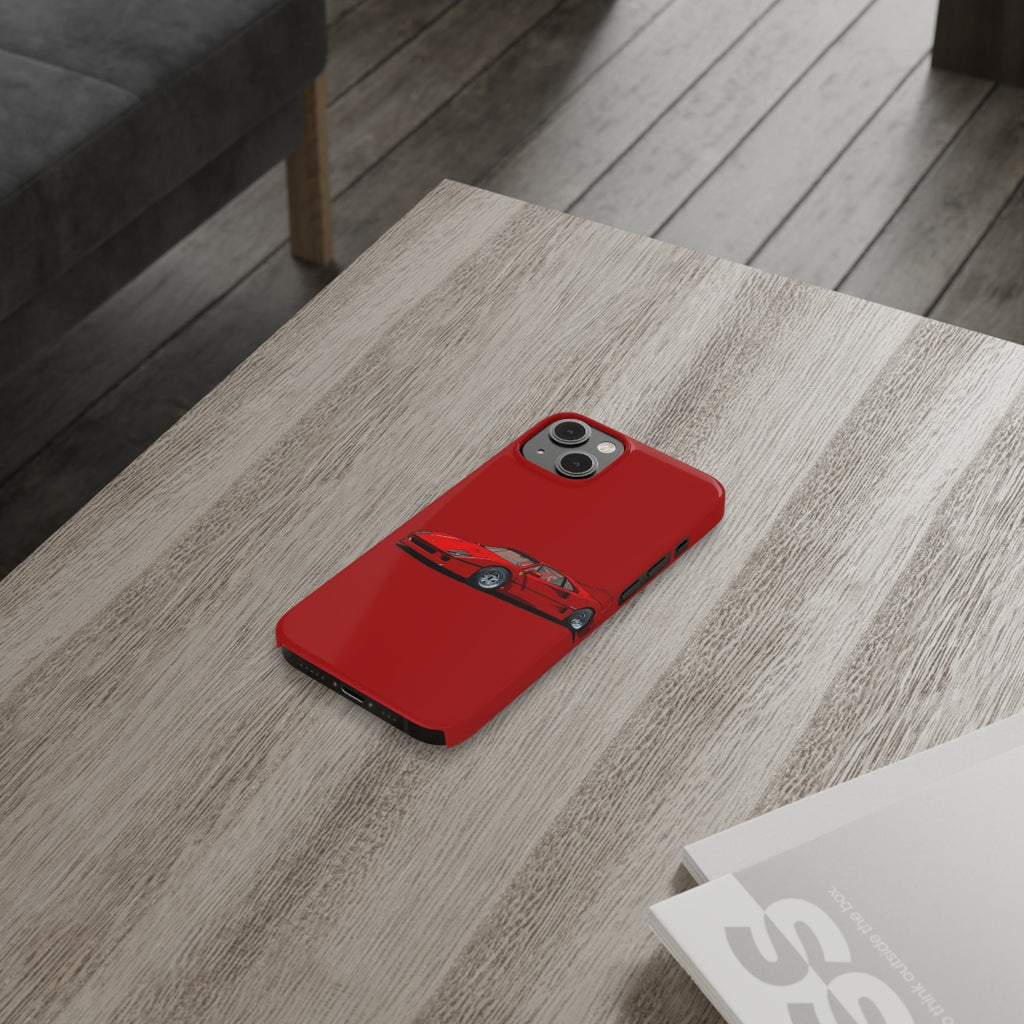 Ferrari F40 Case (Red) Phone Case CrashTestCases