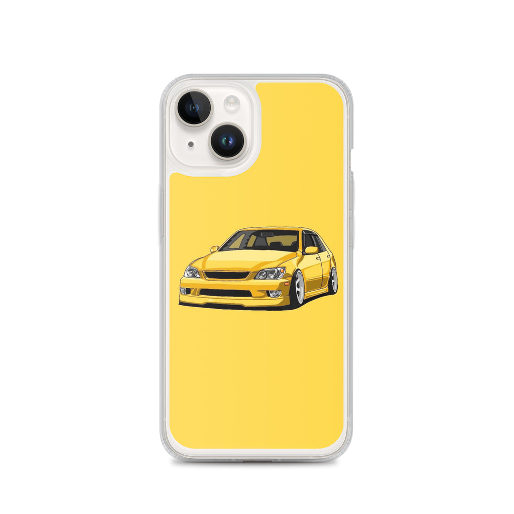 Lexus IS300 yellow iPhone Case  CrashTestCases