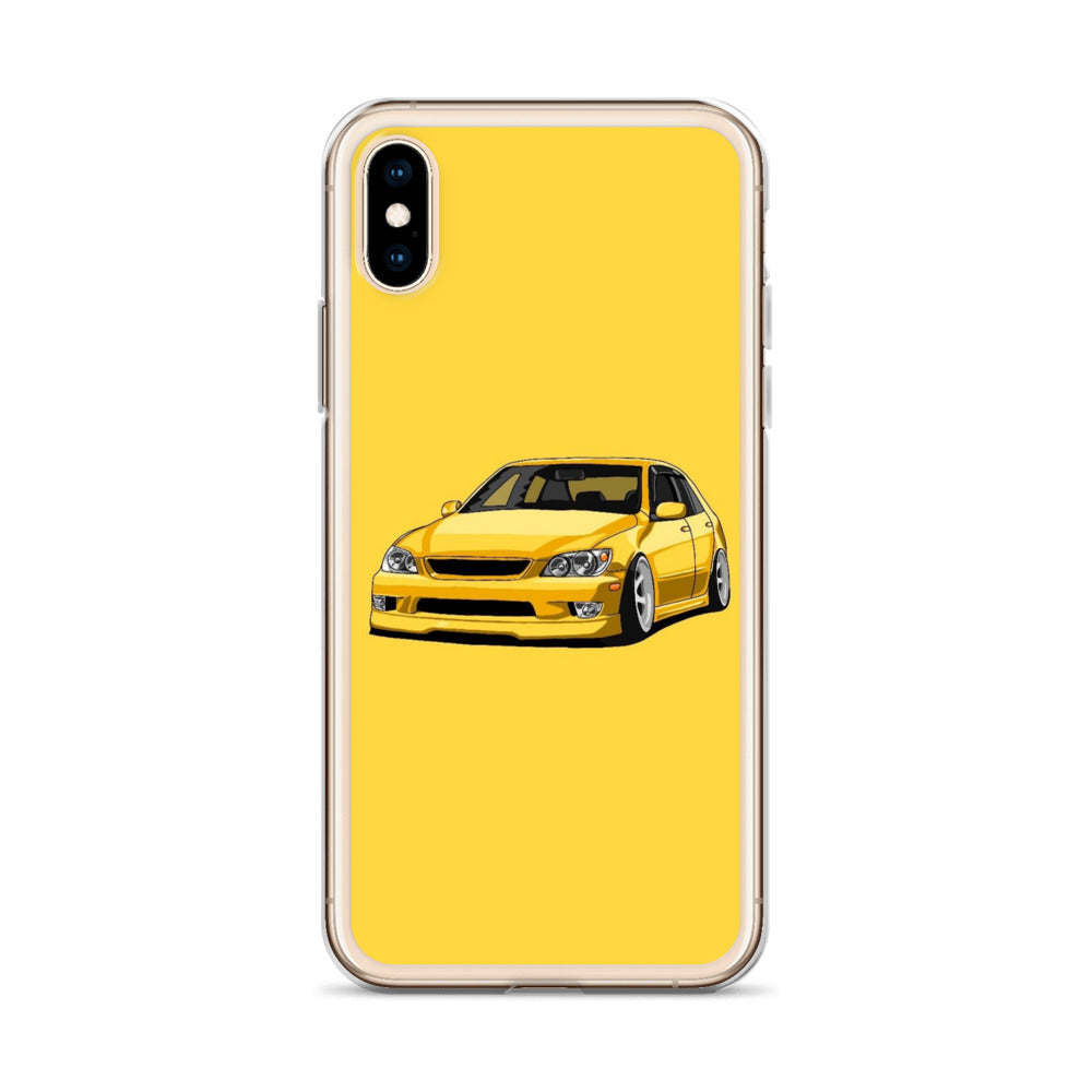 Lexus IS300 yellow iPhone Case  CrashTestCases