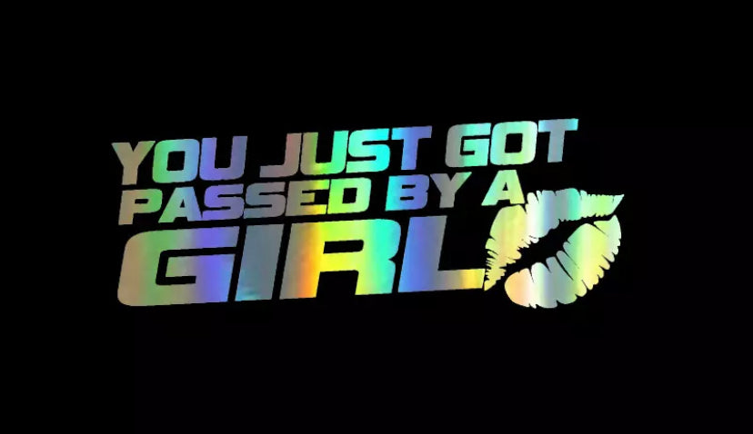 Passed By a Girl Sticker  CrashTestCases