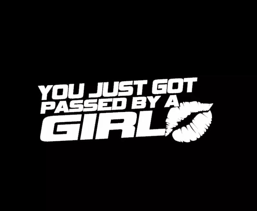 Passed By a Girl Sticker  CrashTestCases