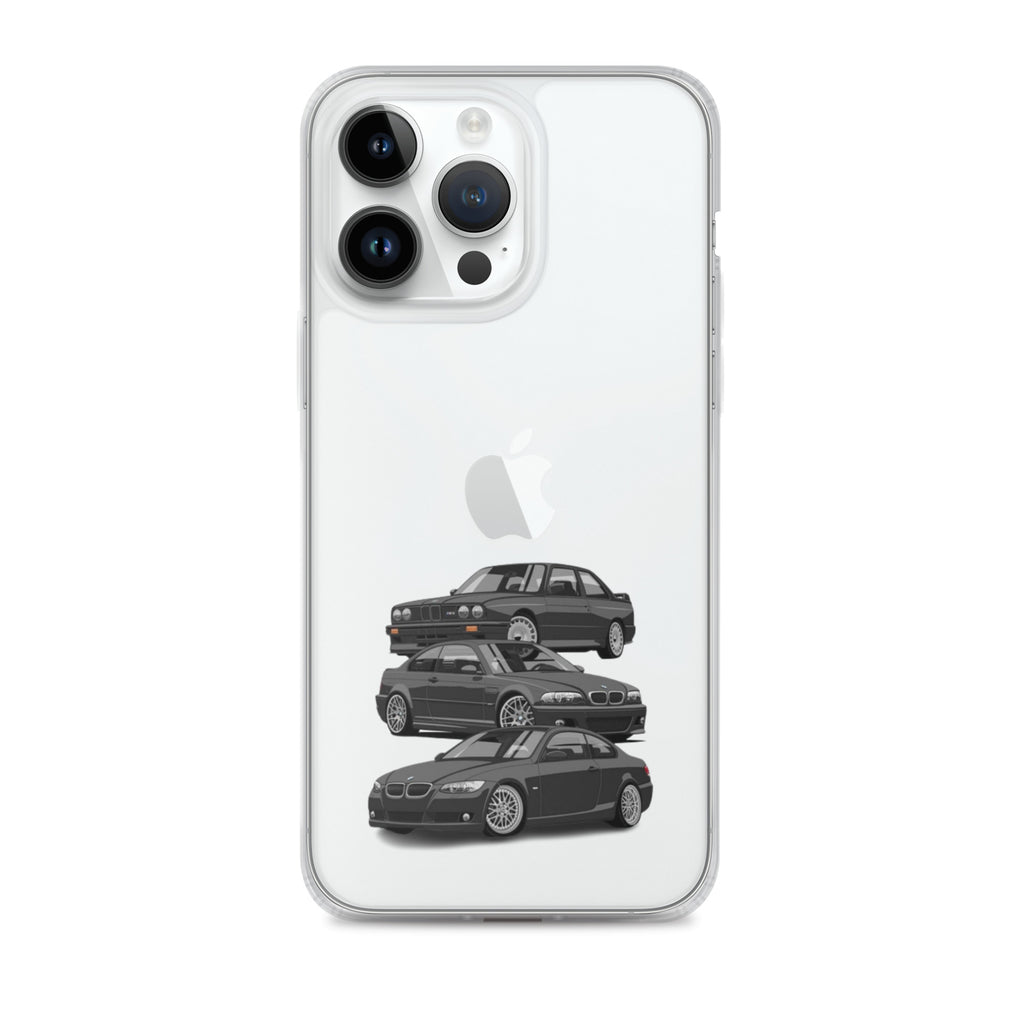 Phone case with BMW 3 Series car 